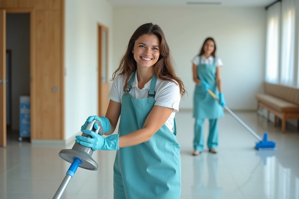 Superficie de trabajo limpia y sin objetos